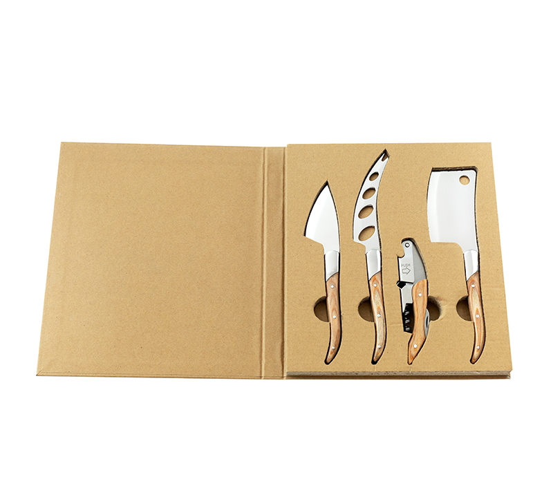 4-teiliges K&auml;se-Set mit Buch-Farbbox