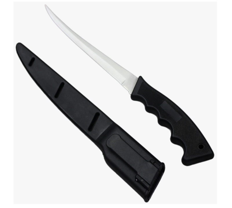 FK3 Scharfes Outdoor-Messer aus rostfreiem Stahl mit PP-sicherer, tragbarer Scheide