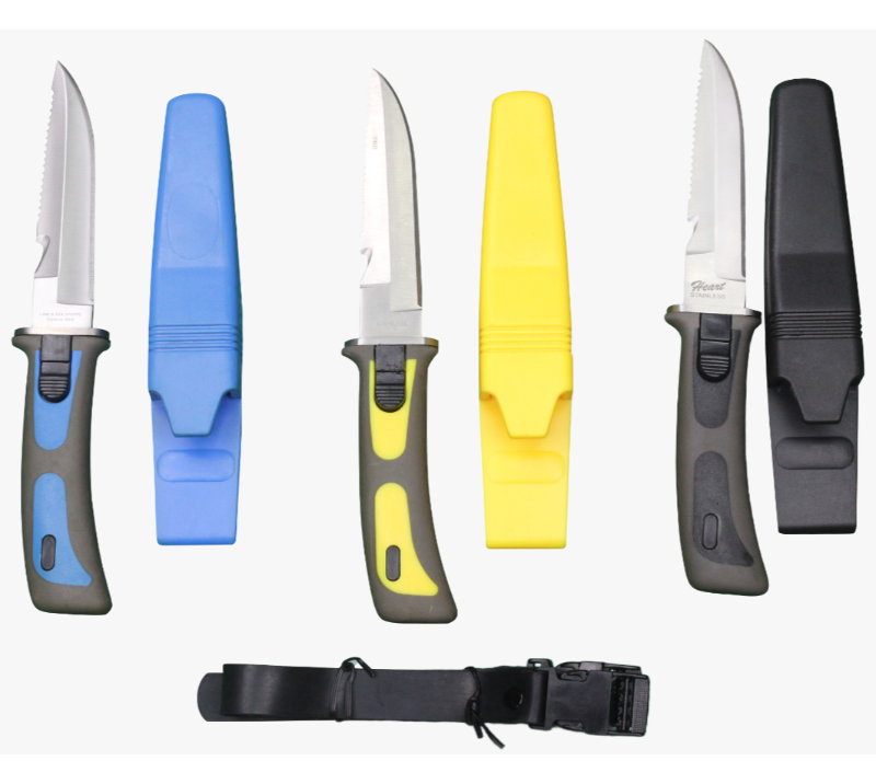 FK6 3-teiliges Angelmesser-Set aus Edelstahl f&uuml;r Outdoor-Camping und K&uuml;che