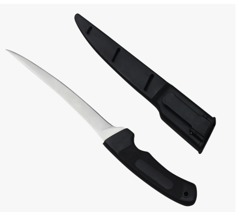 FK7 Professionelles, scharfes Outdoor-Messer aus Edelstahl mit Sicherheitsscheide