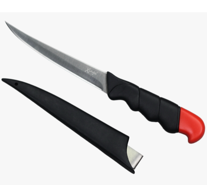 FK28 3CR13 Edelstahlklinge Outdoormesser mit PP-Griff und Sicherheitsscheide