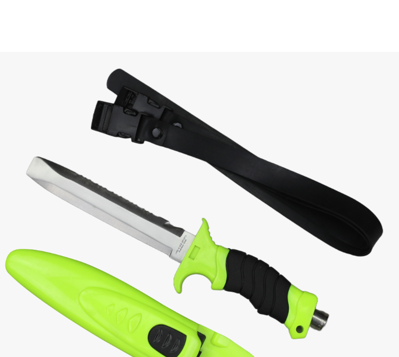 FK65A 3-teiliges Outdoor-Messerset mit 2CR14-Edelstahlklinge + ABS-Griff, Sicherheitsscheide und Bei
