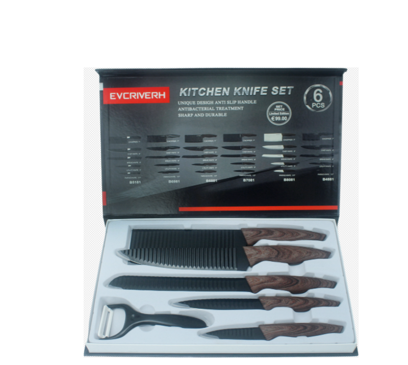 HS4002 6-teiliges K&uuml;chenmesserset