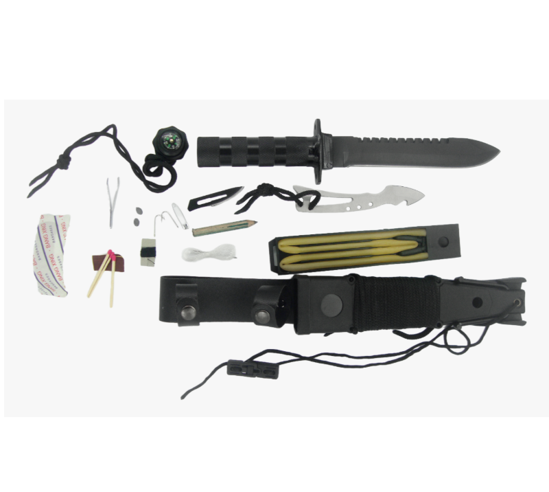 FK57 15-in-1-All-in-One-Outdoor-Survival-Messerset