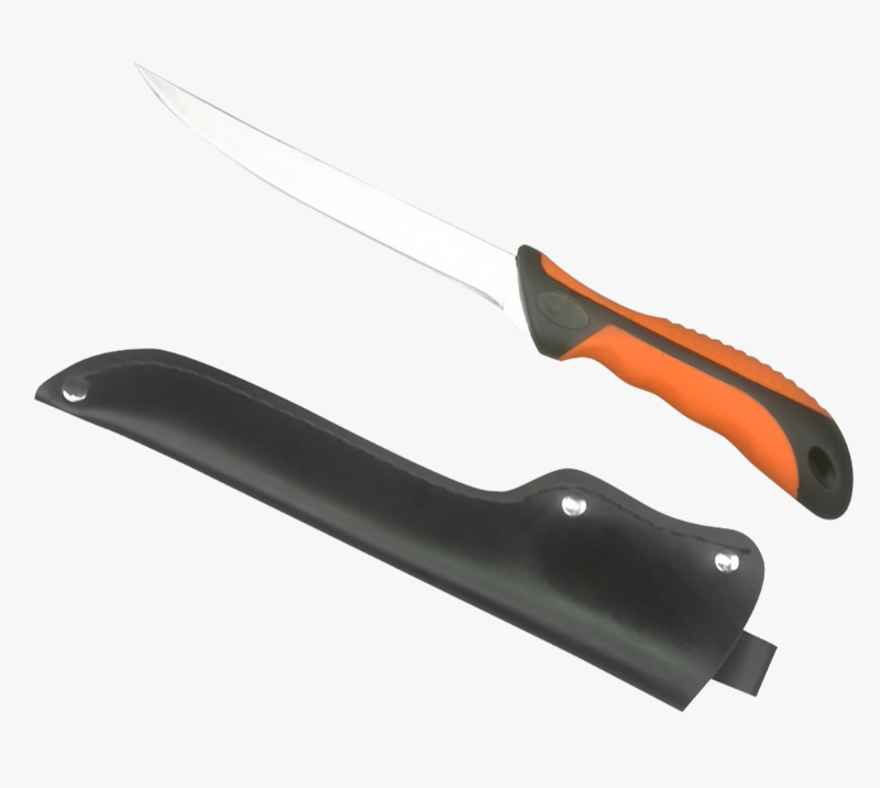 FK209 3CR13 Flexibles Filetiermesser aus Edelstahl mit TPR+PP-Griff und PU-H&uuml;lle