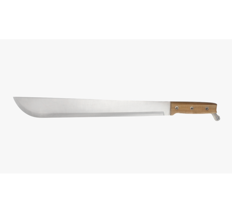 S1019 Lange Machete mit Holzgriff, robustes Hackmesser aus Edelstahl f&uuml;r das &Uuml;berleben im Freien