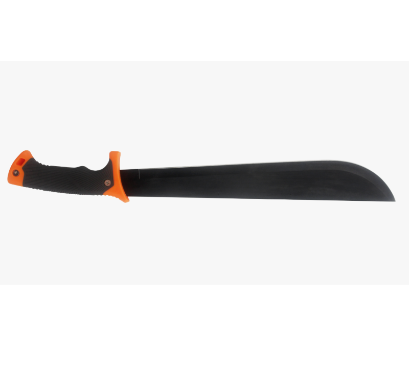 S1002 Filetiermesser mit schwarzer Klinge, TPR-Griff, Outdoor-Jagd-Ausbeinmesser