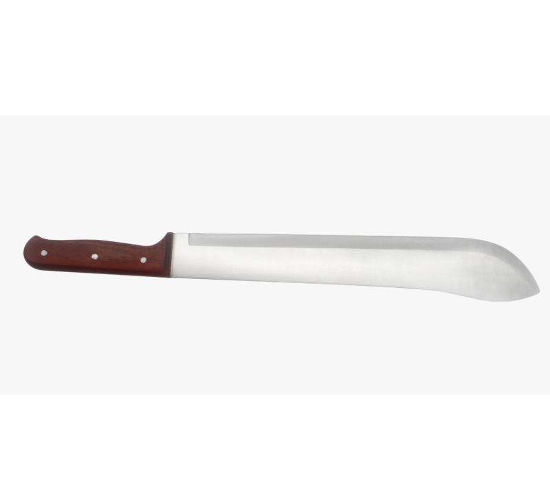 S1001 Filetiermesser mit gebogenem Holzgriff, Outdoor-Jagd-Ausbeinmesser aus Edelstahl