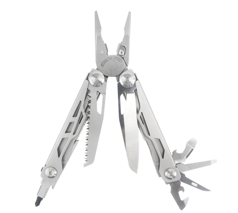 PA-90B 8-in-1-Multifunktionszange aus Edelstahl, ultimatives EDC-&Uuml;berlebenswerkzeug f&uuml;r Outdoor-Aben