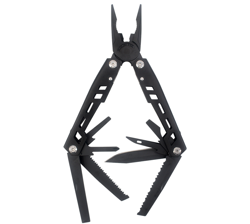 S02319 9-in-1-Multitool-Zange aus Edelstahl, ultimatives EDC-&Uuml;berlebenswerkzeug f&uuml;r Outdoor-Abenteue