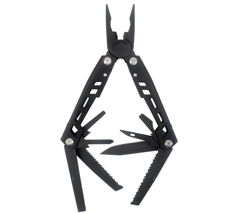 S02319 9-in-1-Multitool-Zange aus Edelstahl, ultimatives EDC-&Uuml;berlebenswerkzeug f&uuml;r Outdoor-Abenteue