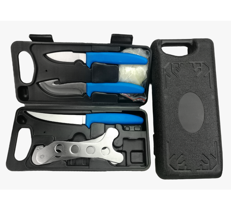 FKS26-07A 7-teiliges Profi-Filetiermesser-Set mit Hartschalenetui, 3CR13-Edelstahlklingen w