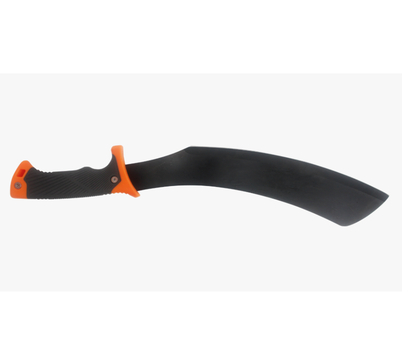 S1003 Outdoor-Hackmesser mit schwarzer Klinge und TPR-Griff, Hackmesser aus 3CR13-Edelstahl, profess