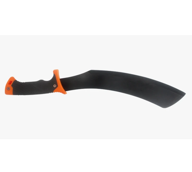 S1003 Outdoor-Hackmesser mit schwarzer Klinge und TPR-Griff, Hackmesser aus 3CR13-Edelstahl, profess