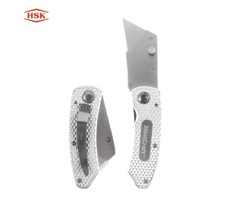 K103 Ganzmetall-Klappmesser mit Struktur