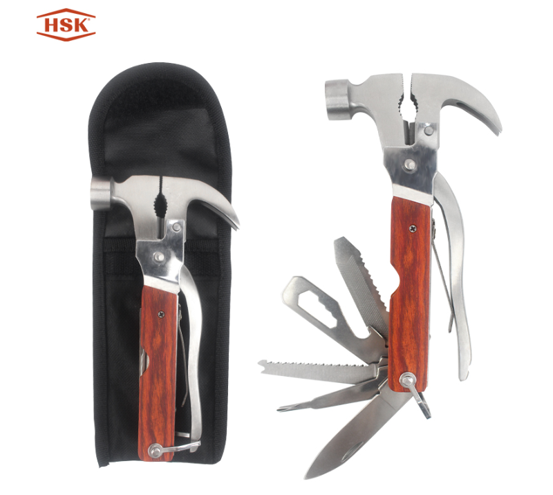 S02313 Professioneller Multitool-Hammer, Outdoor-Camping-Survival-Multitool mit Axtmesserzange