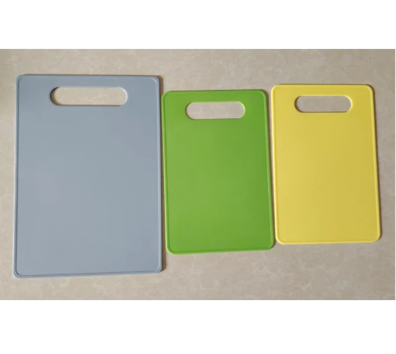 QJ4013  Cutting Boards for Kitchen - BPA-Free Chopping Board - Different Sizes & Non Slip Handles -